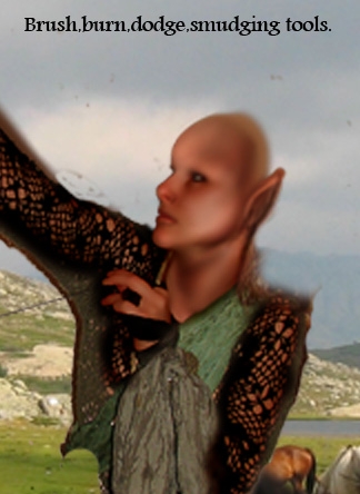 Creation of The archer: Step 2